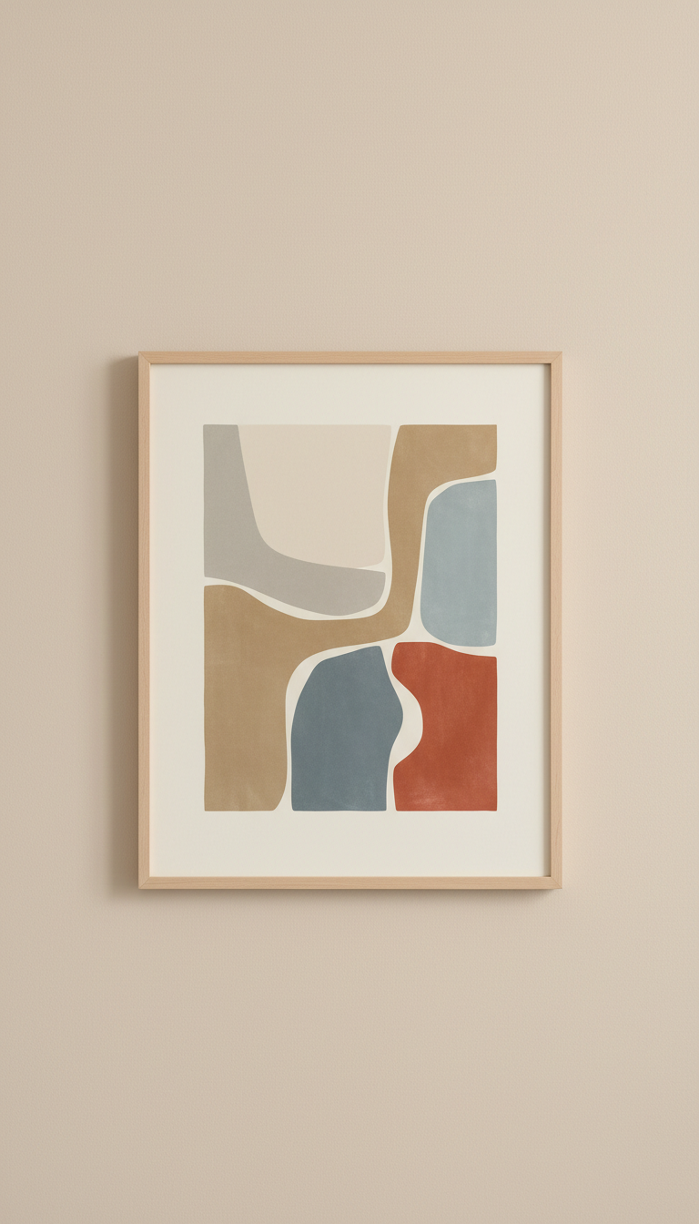 Limited-Edition Abstract Print on Cotton Rag